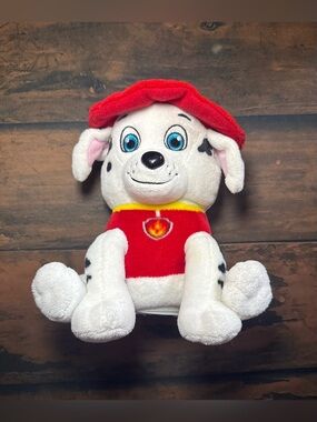Paw Patrol Marshall Piggy Bank Dalmatian Nickelodeon Plush Rescue Firefighter